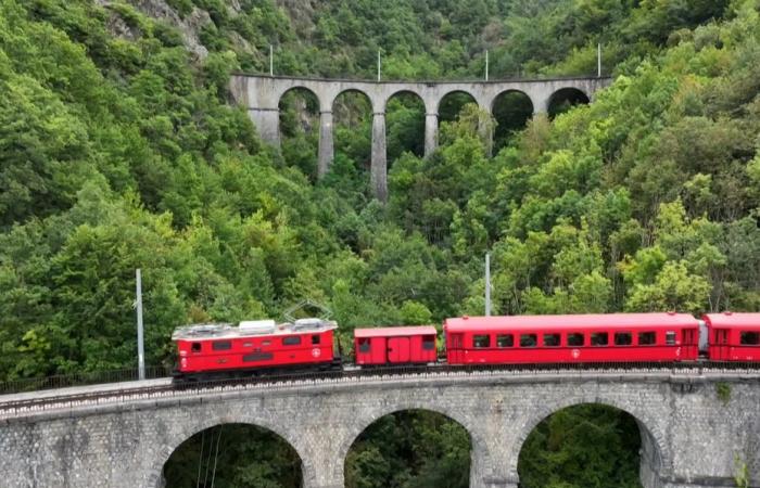 the little train of La Mûre in Isère tells part of the history of Matheysine