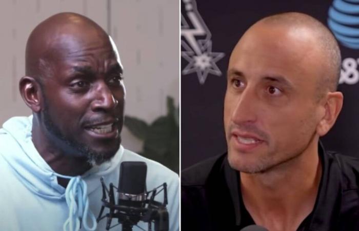 Former opponents, Kevin Garnett without filter on Manu Ginobili: “With his long hair, he…