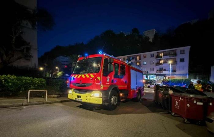 a balcony fire spreads to an apartment, a victim slightly intoxicated