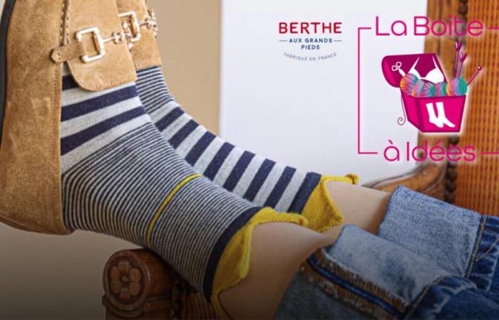 100% French socks for the holidays, in Embrun!