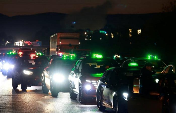 the A50 saturated, the processions set off from Marseille