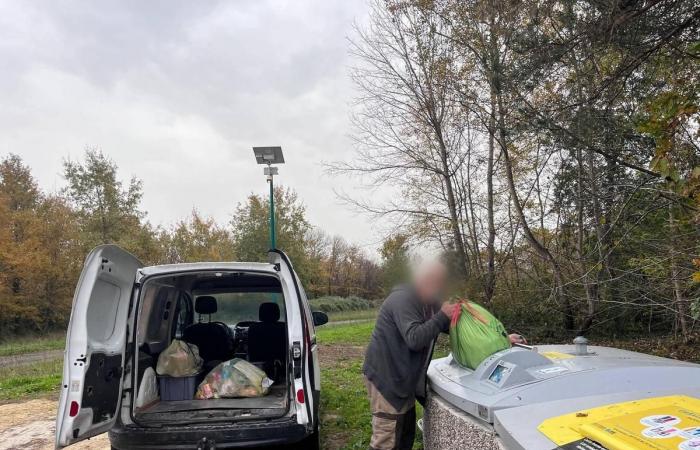 Cameras near trash containers? In Dordogne, the idea comes to fruition