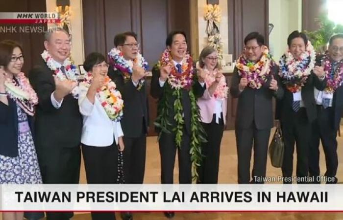 Taiwanese president's trip to Hawaii: China discusses countermeasures