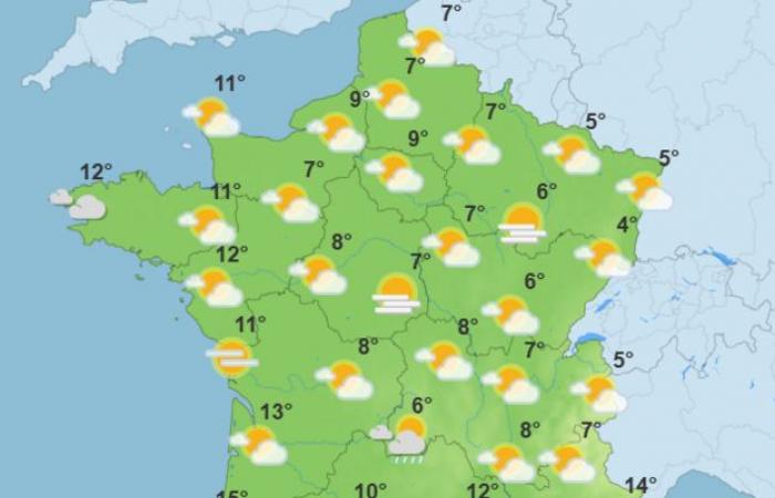 Weather of the week: a parade of disturbances on the program for early December (): 7 Day Forecast