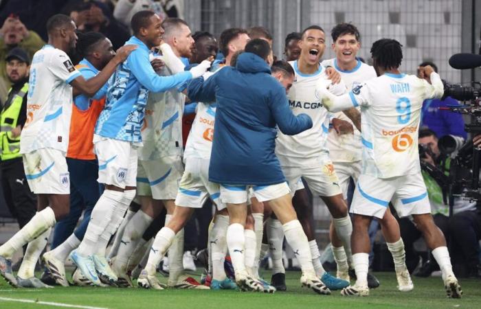 Where will OM finish in Ligue 1 according to Opta's AI?