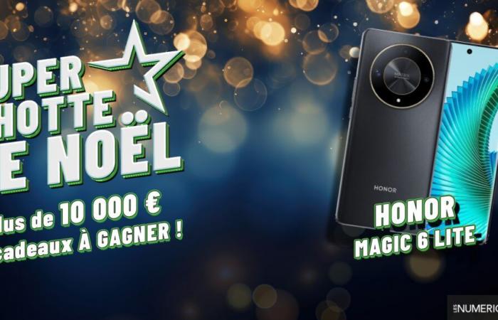 Super Christmas Hood #02: play and try to win an Honor Magic 6 Lite smartphone