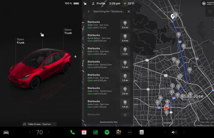 Tesla announces its end-of-year update, with a watchOS app and many other new features