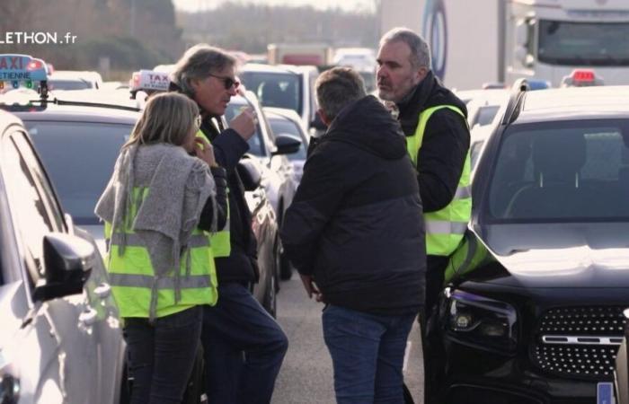 Taxi demonstration in Isère and the Rhône: roads blocked