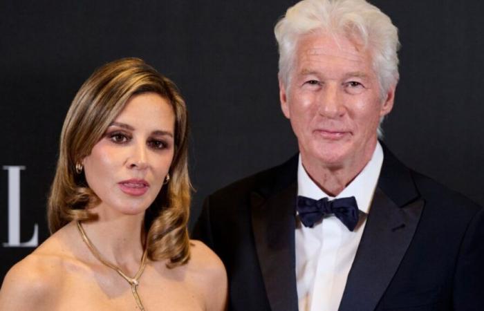 Richard Gere appears with Alejandra Silva, his new partner 34 years his junior