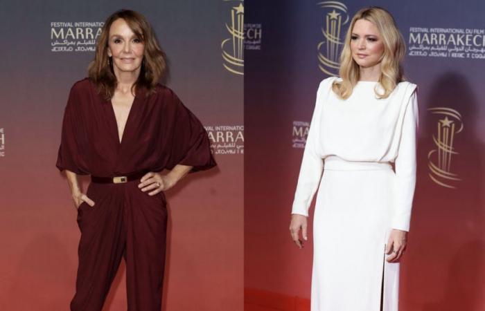 Philippine Leroy-Beaulieu in a glamorous jumpsuit, Virginie Efira in a white sheath… the stars dazzle Marrakech