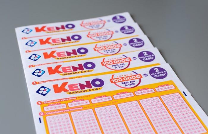 Results of the Keno draws for Sunday December 1, 2024