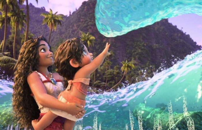 Moana 2 at the top of the North American box office