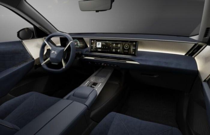 here is the interior of the new French electric car with a range of 750 km