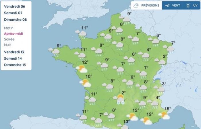 drop in temperatures, snow… A cold snap will hit France this weekend