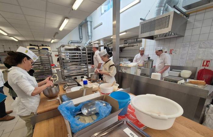 Twenty candidates from all over France at the CFA de Bains to win the title of best almond pancake