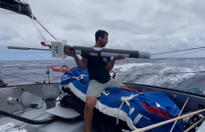 Vendée Globe. Côtes-d’Armor skipper Guirec Soudée lends a helping hand for the climate