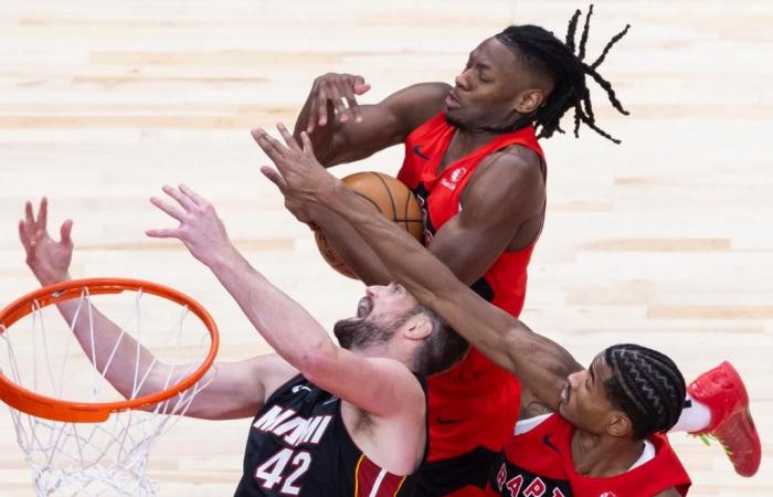 Toronto Raptors vs. Miami Heat -Xinhua