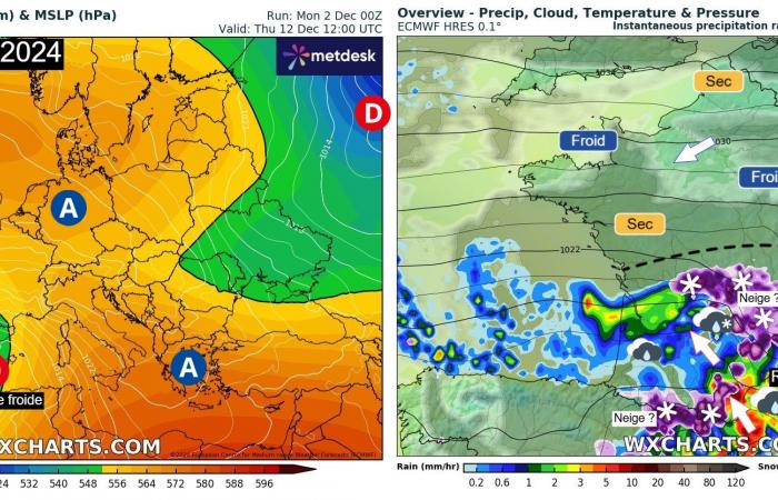 Return of the cold at the end of the week in France? 02/12/2024