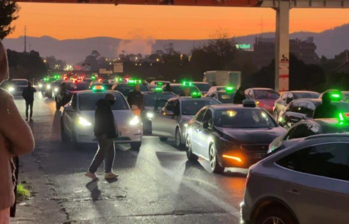 dozens of drivers demonstrate around Marseille, traffic disrupted