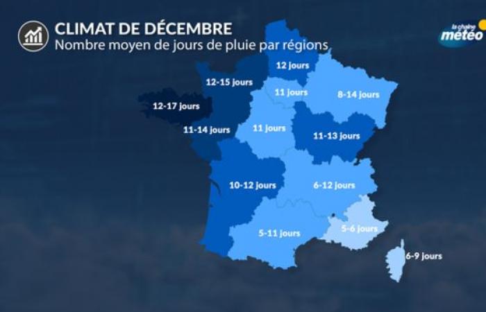 December climate: the month of the first cold waves