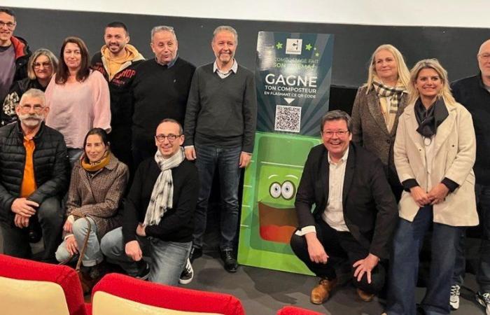 The Gard Rhone agglomeration wants to raise awareness among residents about composting through the cinema screen