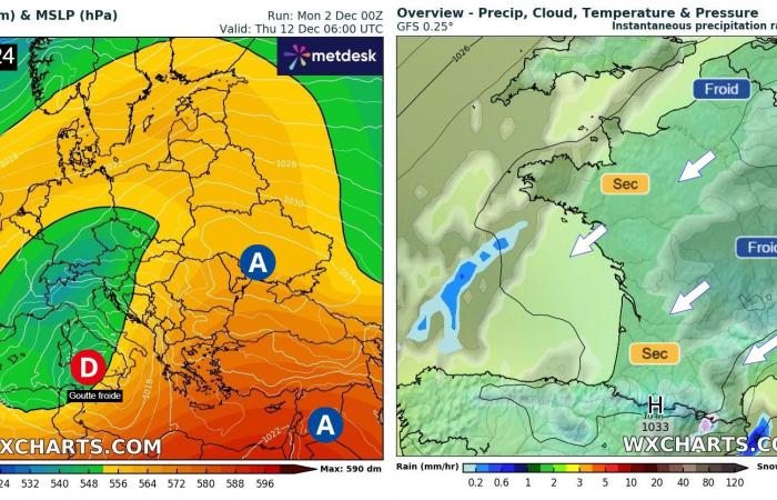 Return of the cold at the end of the week in France? 02/12/2024