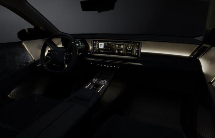 here is the interior of the new French electric car with a range of 750 km