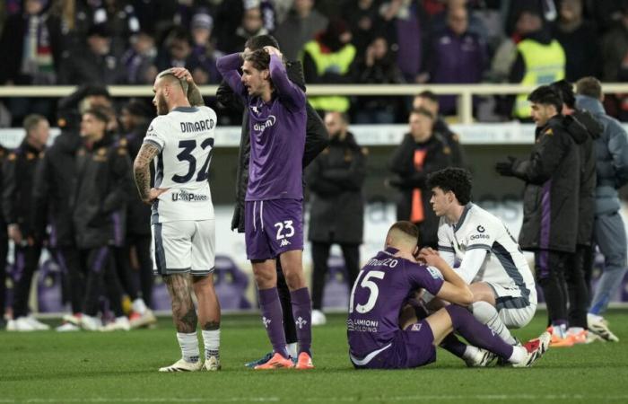 what happened in the 16th minute of Fiorentina-Inter