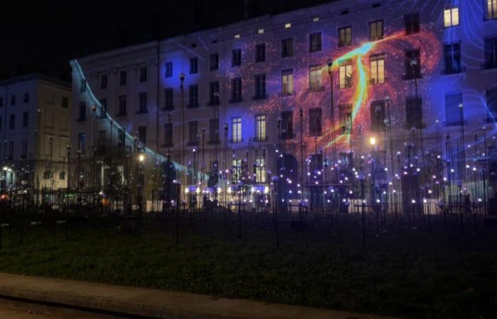 the first tests for the Festival of Lights carried out in Lyon