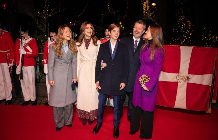 The entire Danish royal family at the Nutcracker premiere