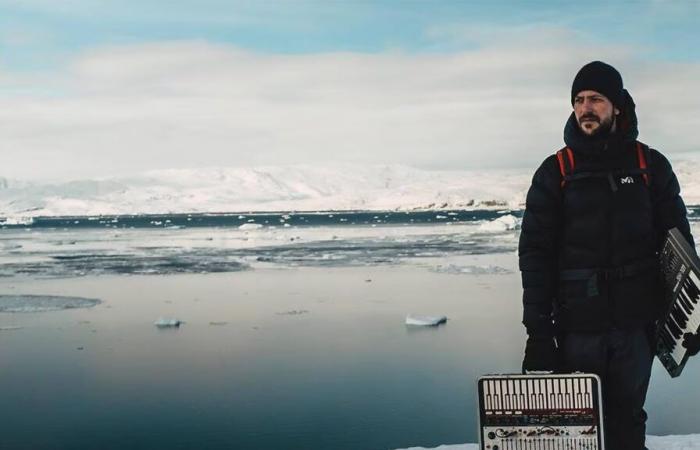 the artist who recorded an album in Greenland will play in IDF during a festival