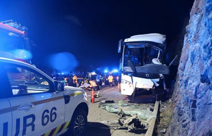 The appalling images of the fatal bus accident in the Pyrénées-Orientales