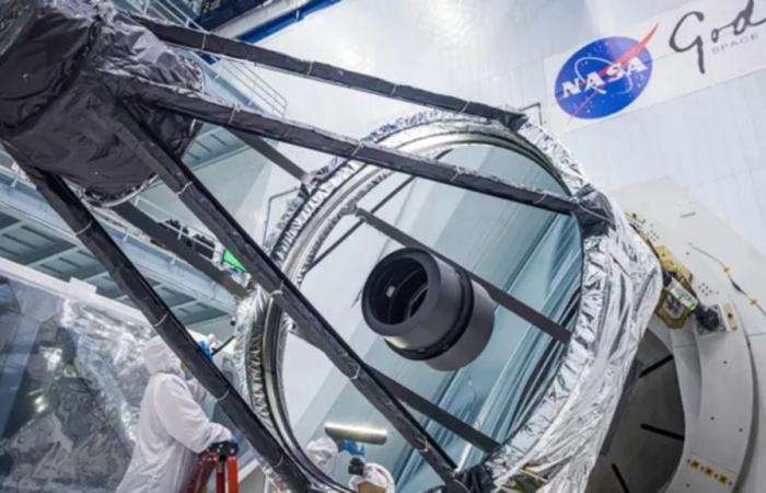 NASA's Nancy Grace Roman Space Telescope has its lens installed