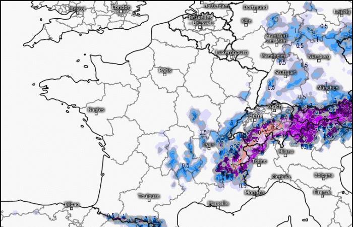 here are the regions where the snowflakes could fall