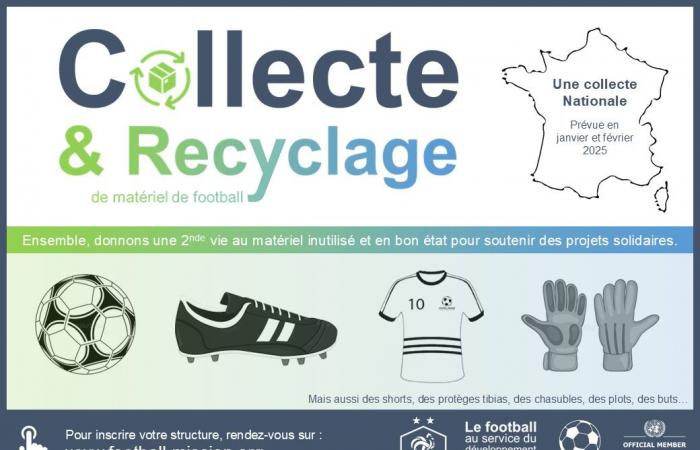 Collection and recycling of football equipment – ​​VENDÉE DE FOOTBALL DISTRICT