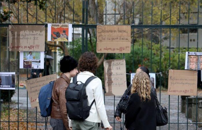 Toulouse: teachers at Saint-Sernin high school prepare parents for the strike on Thursday, December 5