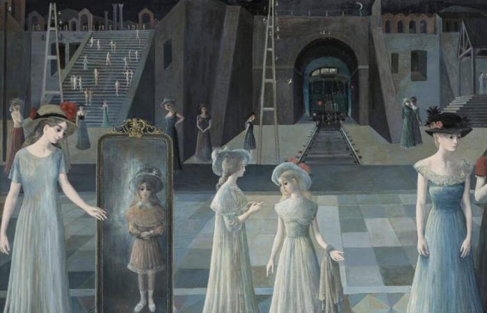 In Liège, the strange worlds of Paul Delvaux celebrated