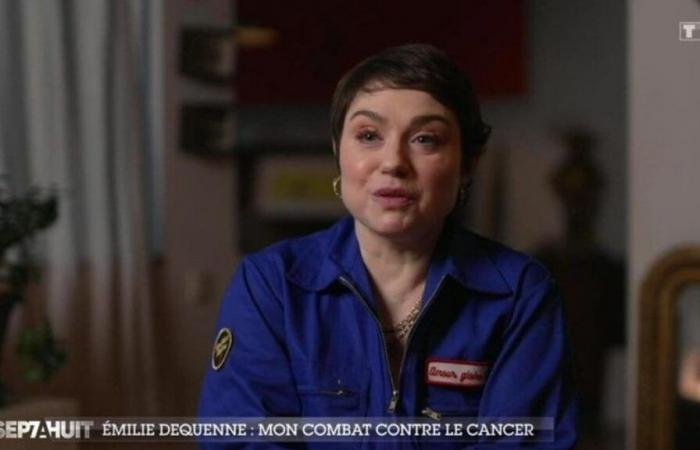 Emilie Dequenne returns to the fight against her cancer