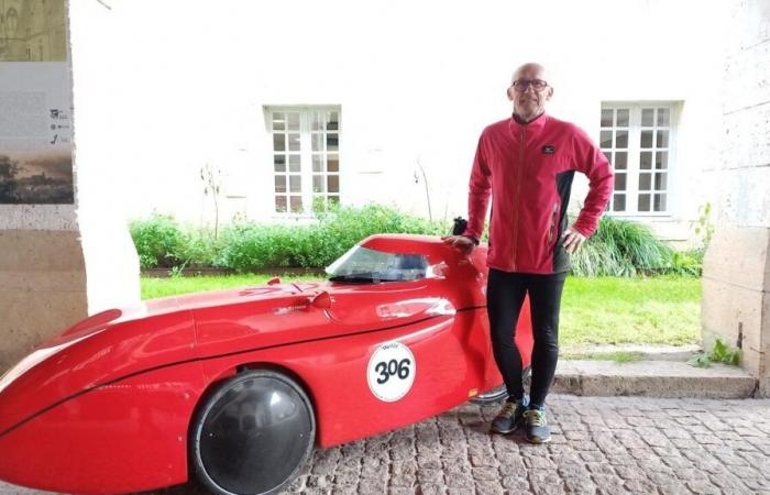 On the roads of Gironde, Patrick replaced his car with a strange machine