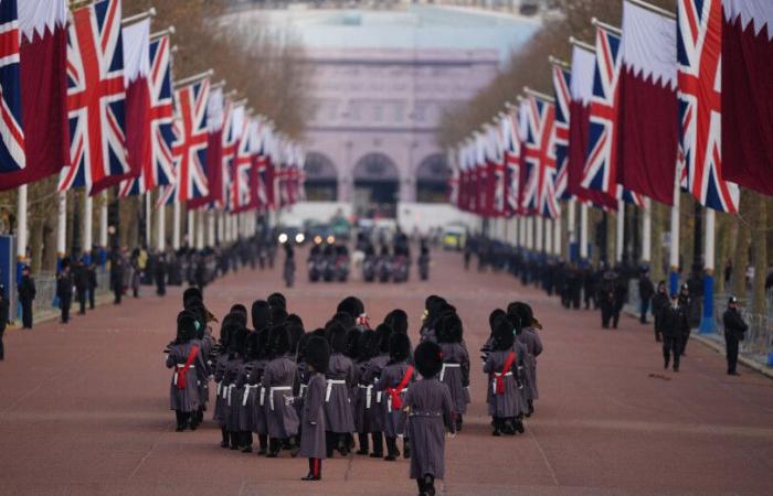 Kate resplendent on first day of Qatari royal couple’s state visit