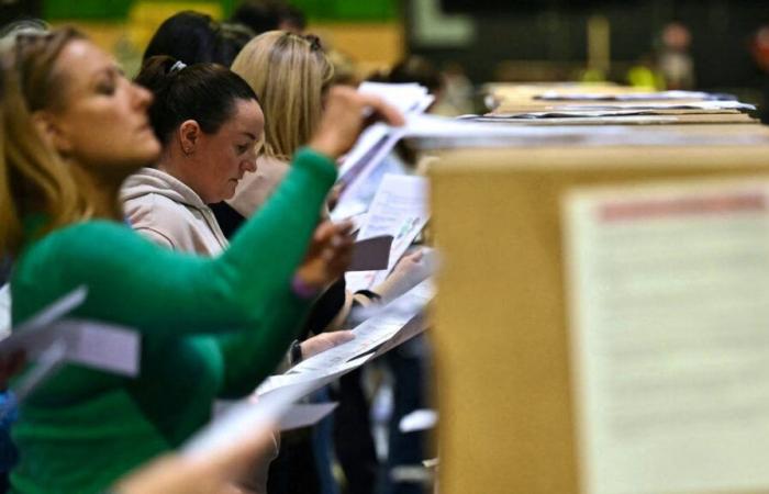 In Ireland, the center right finishes one seat short of the majority