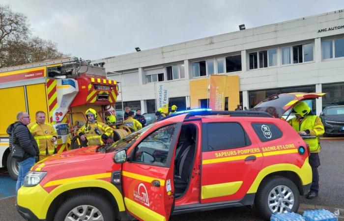 Montceau – 200 m2 of building, cars and paint booth destroyed by fire