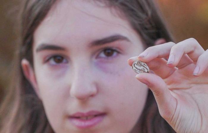 A teenager discovers an Egyptian amulet by chance while looking for “porcupine needles”