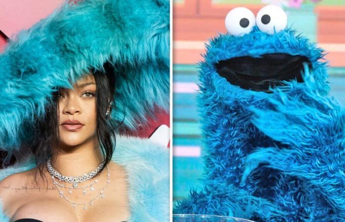 Rihanna Gets Called Out by Fans For Looking Like the Cookie Monster