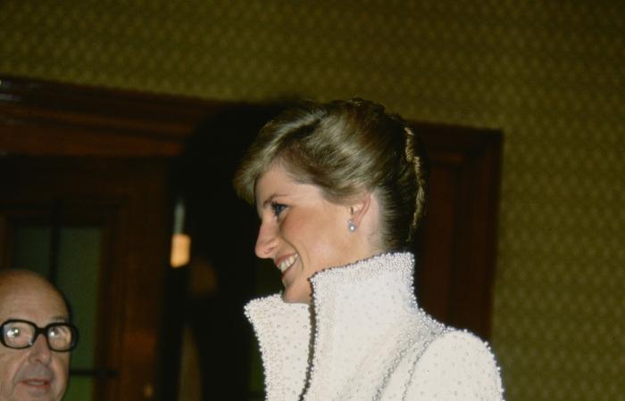 The day Lady Diana dazzled the British Fashion Awards stage with an iconic beaded dress