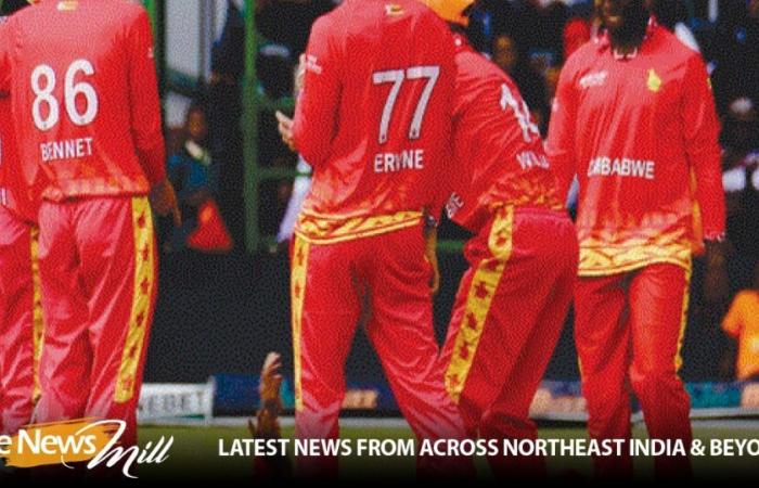 Sikandar Raza after Zimbabwe fell to its lowest T20I total