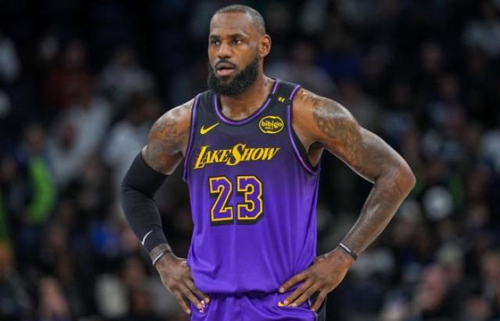 LeBron James’ bad night with the Los Angeles Lakers in the NBA