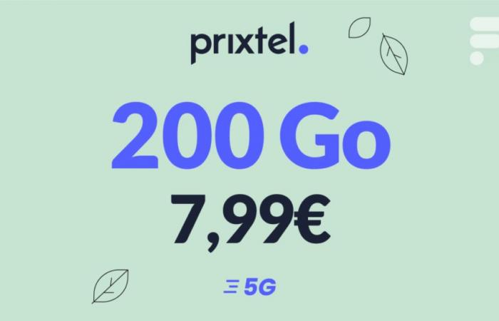 Prixtel extends Black Friday with its low-cost 5G 200 GB mobile plan