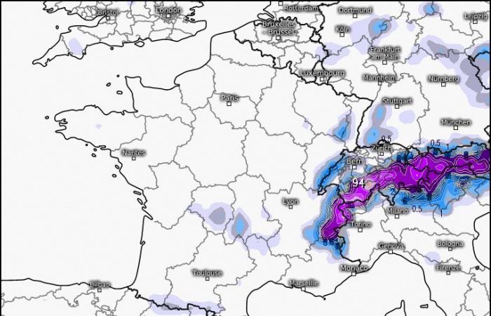 here are the regions where the snowflakes could fall