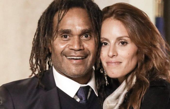 Christian Karembeu remarried to Jackie, 20 years younger: a beautiful sportswoman, mother of two of his daughters